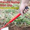 Carbon Steel Garden Hoe, Agricultural Weeding and Soil Loosening Tool, Durable Metal Hoe for Gardening
