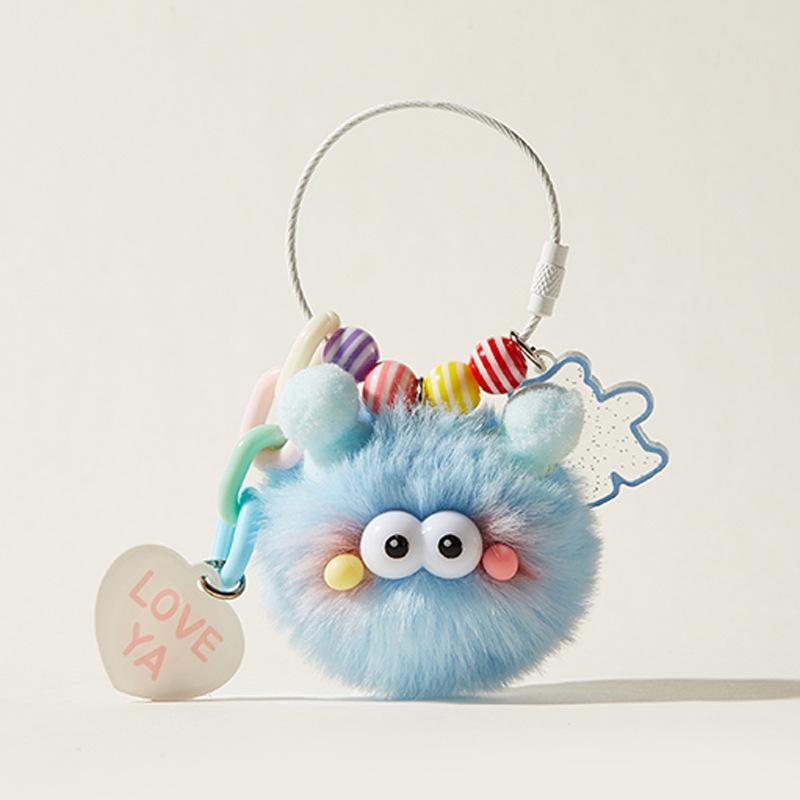 Charming Ladybug Blush Plush Keychain and Ornament