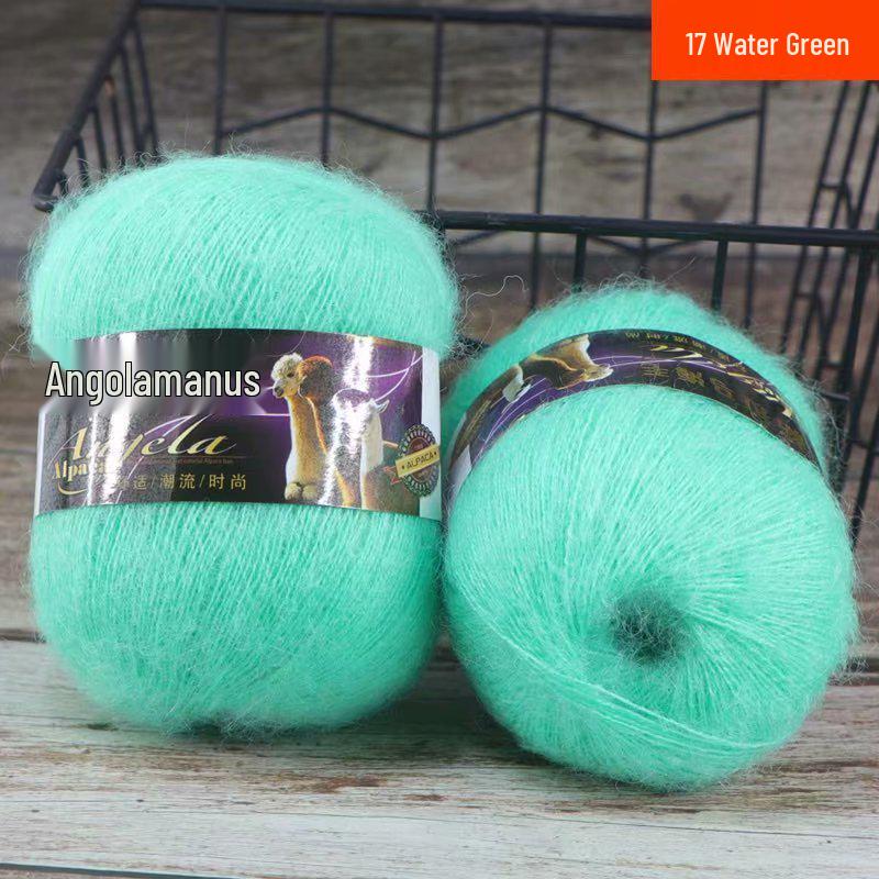 Angola Fine Mohair Yarn for Hand Knitting - Medium Fine Wool Yarn