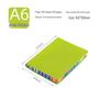 A5 Soft Cover Rainbow Edge Cute Notebook - Custom Color Edge Thick Leather Diary