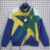 Unisex Long Windbreaker Jacket Retro Sport Coat Football Training Outdoor Casual Wear Fall Winter