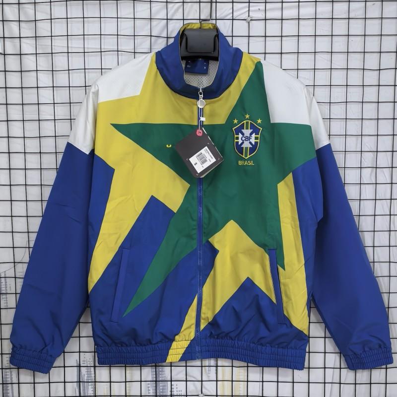 Unisex Long Windbreaker Jacket Retro Sport Coat Football Training Outdoor Casual Wear Fall Winter
