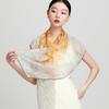 Handmade 100% Mulberry Silk Square Scarf Shawl