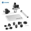 SUNSHINE M8T Ultra 6-72X Continuous Zoom Microscope 350mm Adjustable Column Base 0.5X with Large Stand for Phone Repair Tools