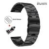 22mm Titanium Strap for Huawei Watch 5 46mm GT5 3Pro GT4/4Pro Band for Samsung Galaxy Watch 3 45mm Gear S3 Luxury Metal Bracelet