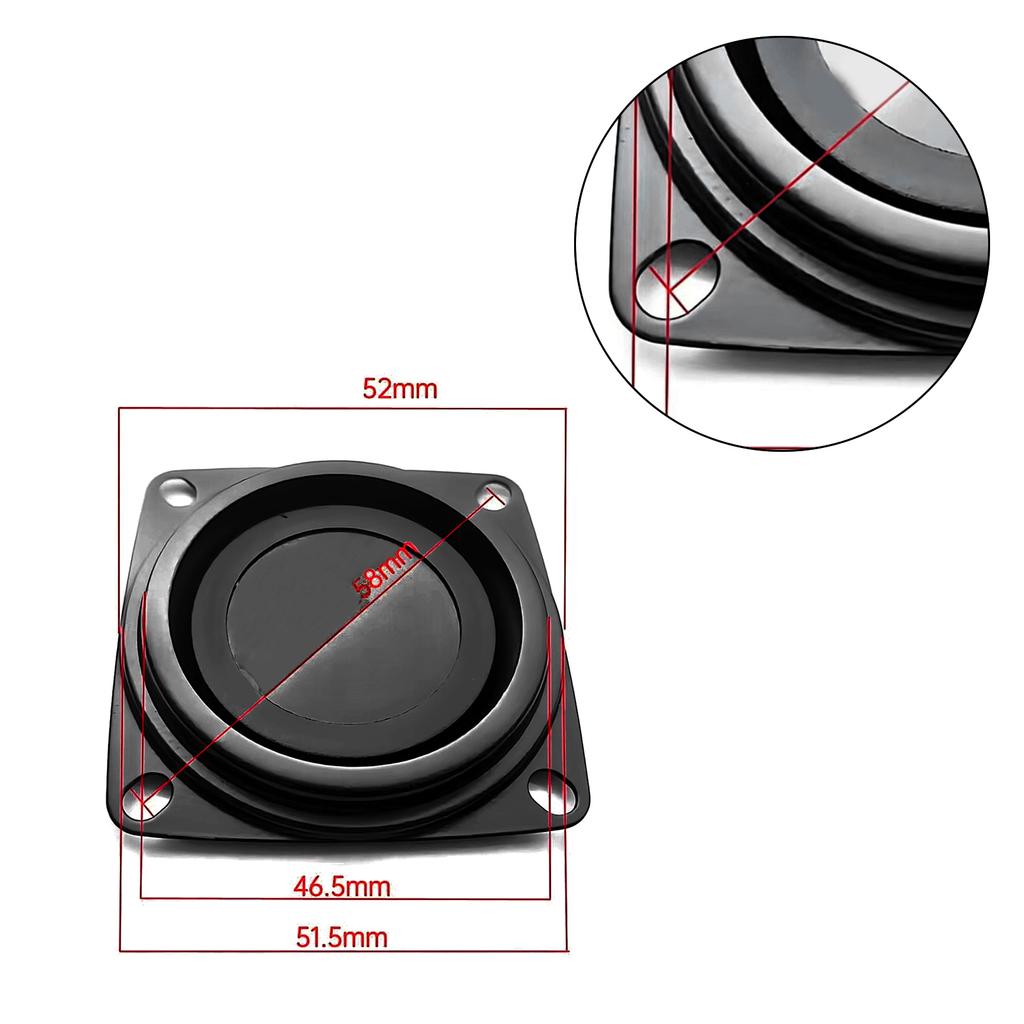 Durable 2/3/4inch Diaphragm Replacement Bass Voice Coil Speaker Horn DIY Repair Component Vibration Plates Speaker Plate