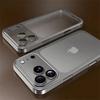 Matte Transparent Phone Case For For Iphone 17 Pro Max 17 Air Plating Frame Lens Film Protection Anti-fall PC Hard Clear Phone Cover