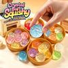 Gedämpftes Brötchen Quetschspielzeug Simulation Bao Stressabbau Fidget Toy mit Dampfgarer Glitzer Weich Knetbar Sensorisches Dekompressionszubehör