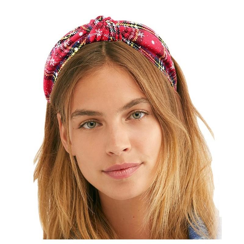 Fabric Turban Headband Thick Christmas Hair Ornament 6.5 Fashionable