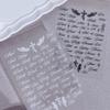 2 Stück Y2K Holografische Nagelsticker Engelsflügel Kursive Buchstaben Gemischt Schwarz Weiß Blau Rosenrot Selbstklebende Nagelaufkleber