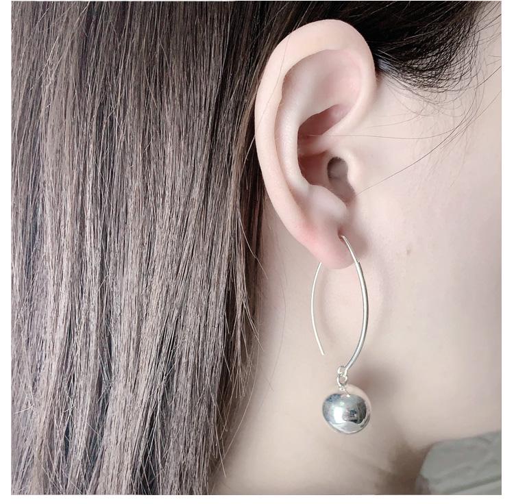 Ohrhänger im koreanischen Stil aus 925er Sterlingsilber im Vintage-Look - Ein Must-Have für Frauen