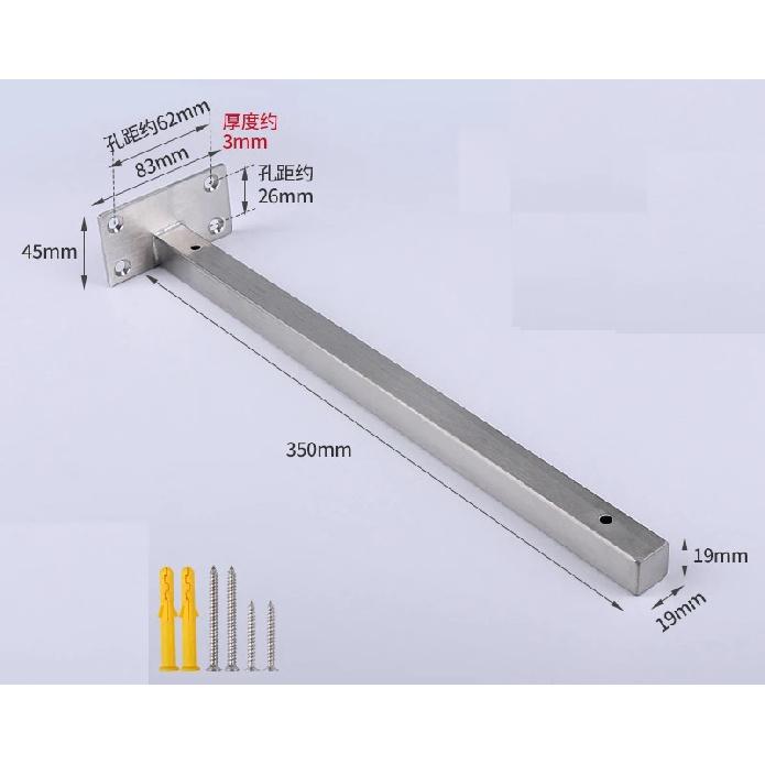 Wall Shelf Bracket Suspended Tripod Shelf Support Hidden Wall Fixed Partition Storage Rack Shelves Angle Bracket Thicken