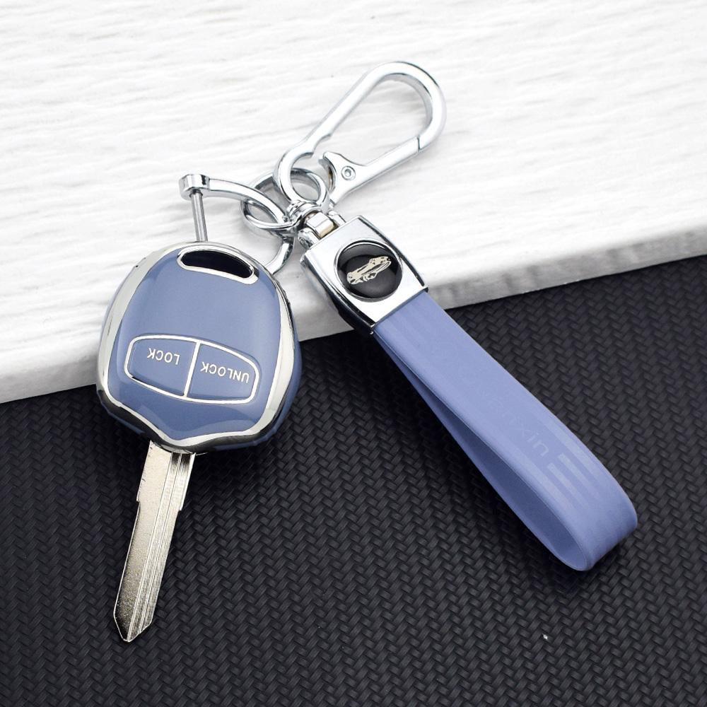 2/3 Buttons Car Key Case Cover for Mitsubishi ASX Mirage Montero Shogun L200 Colt Outlander Pajero Lancer EX Key Fob Accessory
