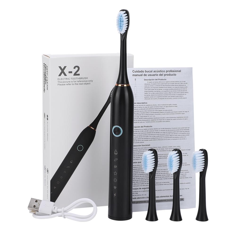 Intelligent Sonic Electric Toothbrush Adult Rechargeable Fully Automatic Whitening And Teeth Cleaning Device For Students Men