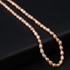 1String, White Natural Freshwater Pearls, Handmade Rice Pearl Beads, 3-3.5 Mm, for DIY Necklace Accessories, Jewelry Making, Women Gift, 36 Cm