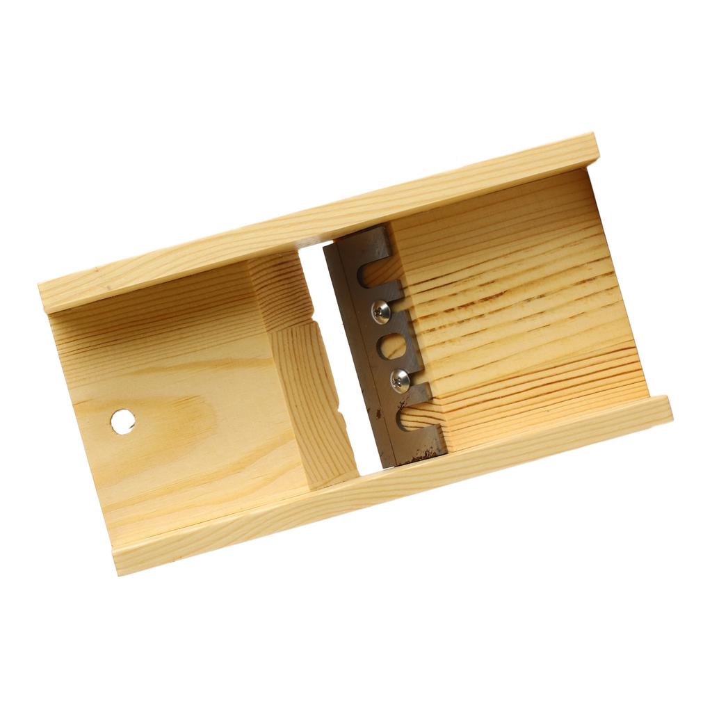 Soap Beveler DIY Adjustable Pine Wood Hand‑Made Soap Cutter Planer Trimming Tool