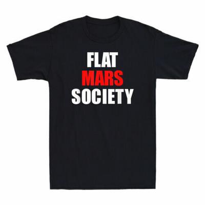 Plat Mars Genootschap Grappig Universum Ruimte Astronomie Cadeau Shirt Heren Katoenen T-shirt Unisex T-shirt