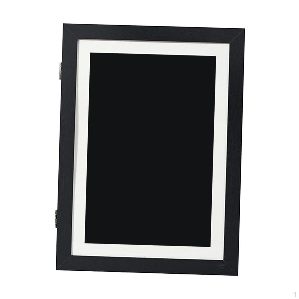 Kids Art Frame Front Opening Picture for Crafts Black