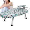 Compact Folding Ironing Board with Mini Iron Pad and Clothes Rack