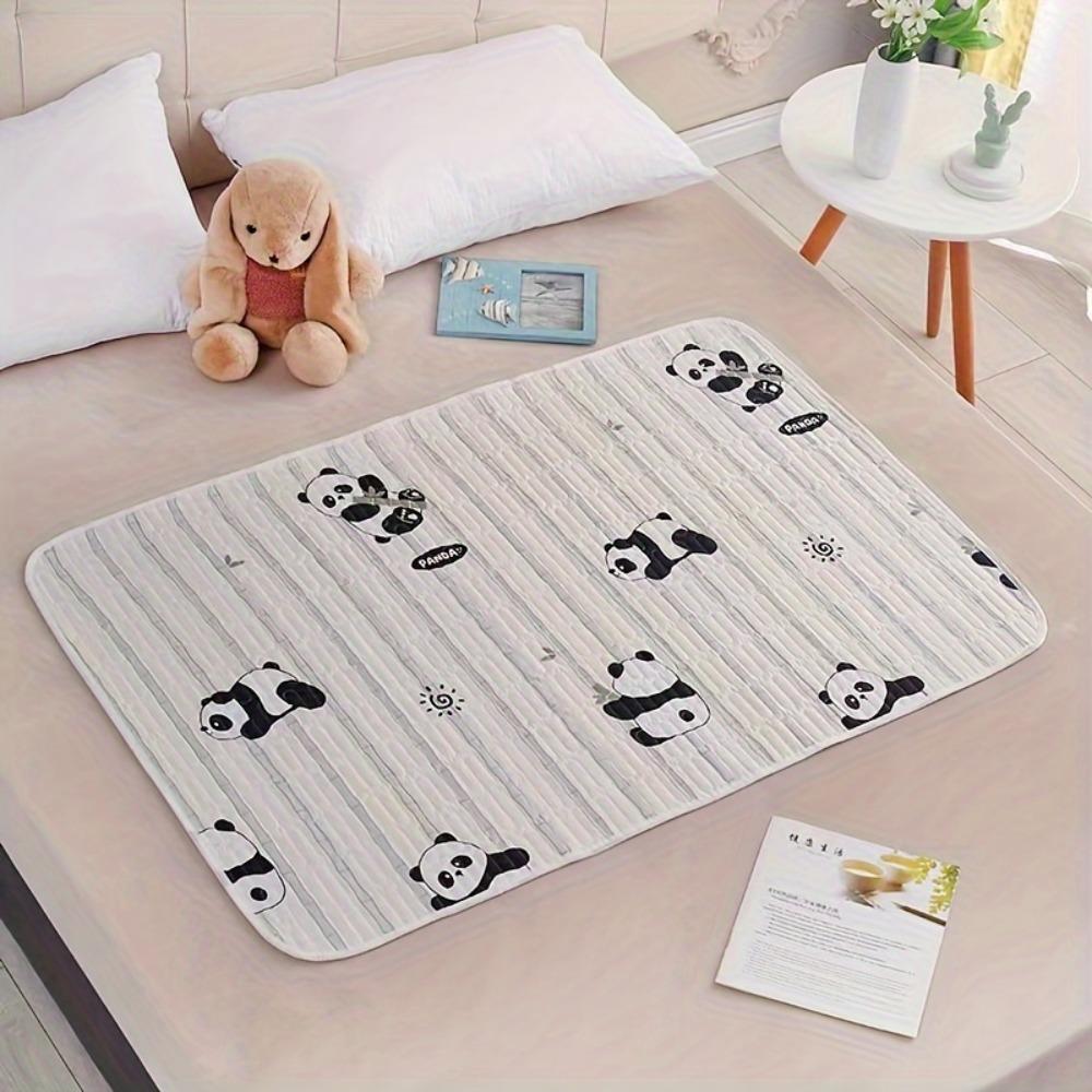 1pc Reusable,Washable Adult Urine Pad & Pet Mat - Cute Cactus & Floral Design,Lightweight Polyester Fabric,Ideal for Women'S Hygiene & Postpartum Care