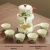 Panda Ru Kiln Kung Fu Tea Set: 2024 Gaiwan & Teapot, Ideal for Home or Gift