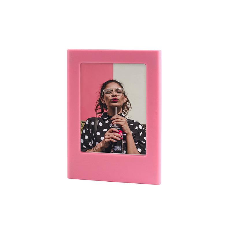 1Pack 3 Inches Blank Photo Frame Acrylic Refrigerator Magnetic Frame Mini Magnetic Refrigerator Photo Picture Frames Display Frame
