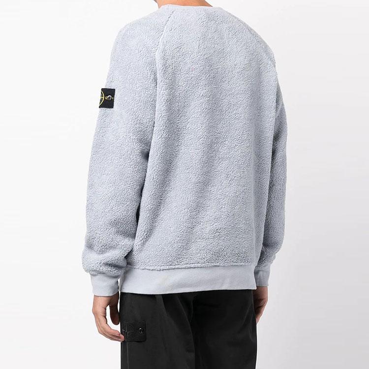 STONE ISLAND Sweatshirt Pearl Grey Men Tops 751560234-V0061
