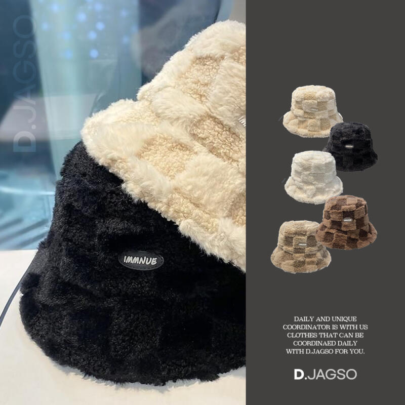 Women s Trendy Fur Bucket Hat Winter Hit Hat brown