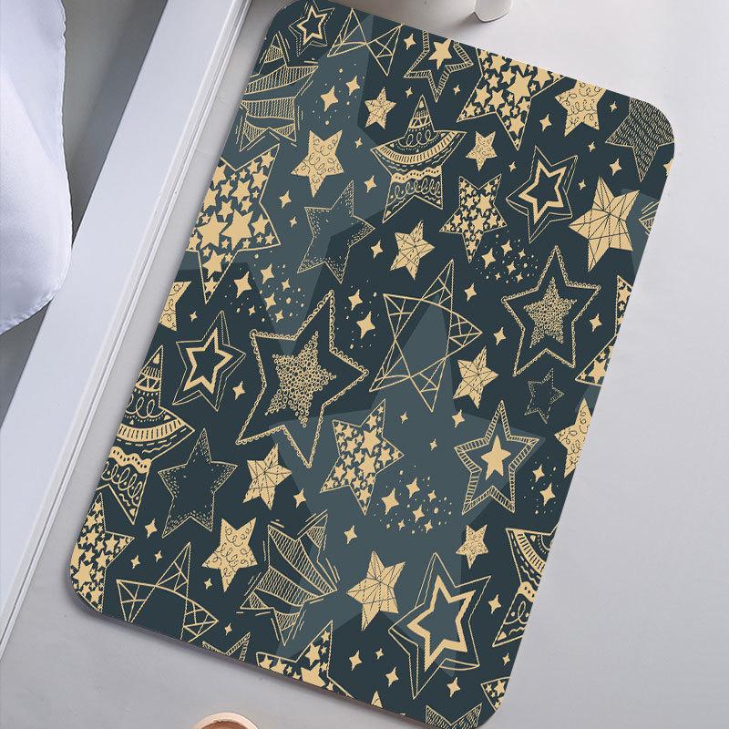 Home Star Style Carpet Floor Mat Door Mat Toilet Non-slip Mat Kitchen Bedroom Living Room Floor Mat