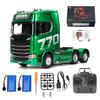 1:18 Scale RC Tractor Truck, 2.4G Remote Control Semi Truck with Lights and Sound Effects