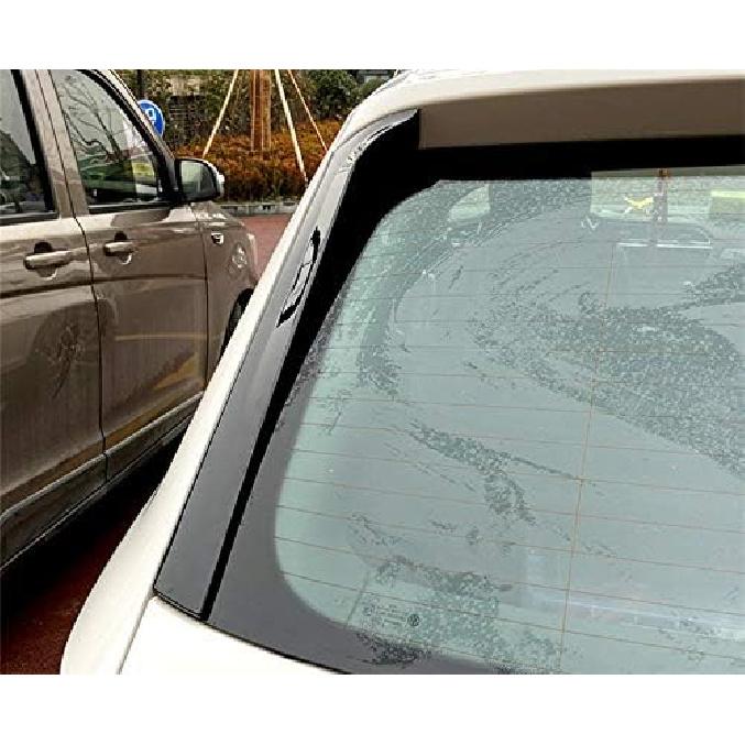 Black Rear Window Spoiler Side Wing Cover Trim 2pcs for Volkswagen VW Tiguan MK2 2017-2020