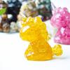Unicorn Resin Figurine With Handcrafted Crystal Texture For Home Decor And Giftgiving