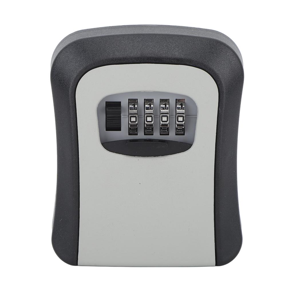 Key Lock Box ABS and Alloy Waterproof 5 Key Capacity Key Safe Lock Box with Sliding Guard for