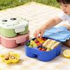 Portable Food Picnic Box Microwave Safe Lunch Container  for Children Kids School Office
