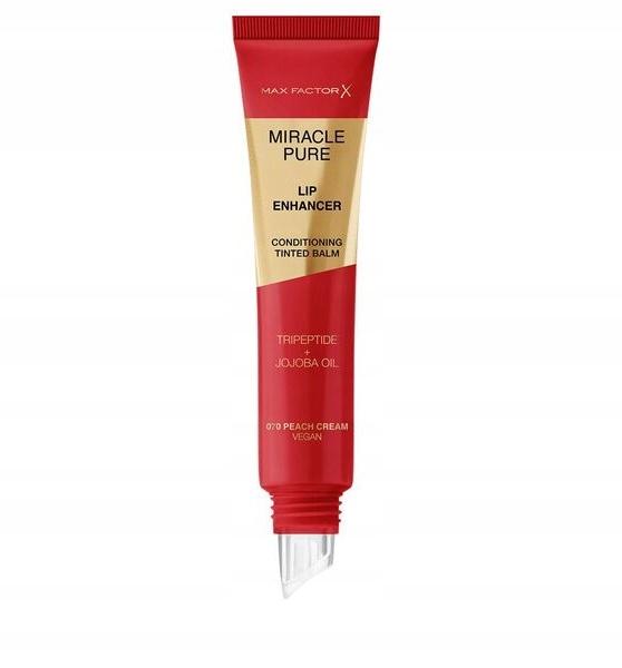 Max Factor Miracle Pure Lip Balm Lip Enhancer 070 Peach Cream