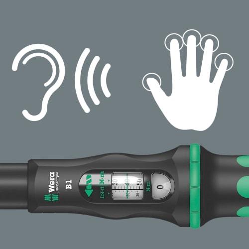 Wera (Wera) 05075610001 | Torque Wrench Click-Torque B 1 Lever Ratchet 10-50 Nm 3/8" X 10-50 Nm [Officially Imported from Japan]