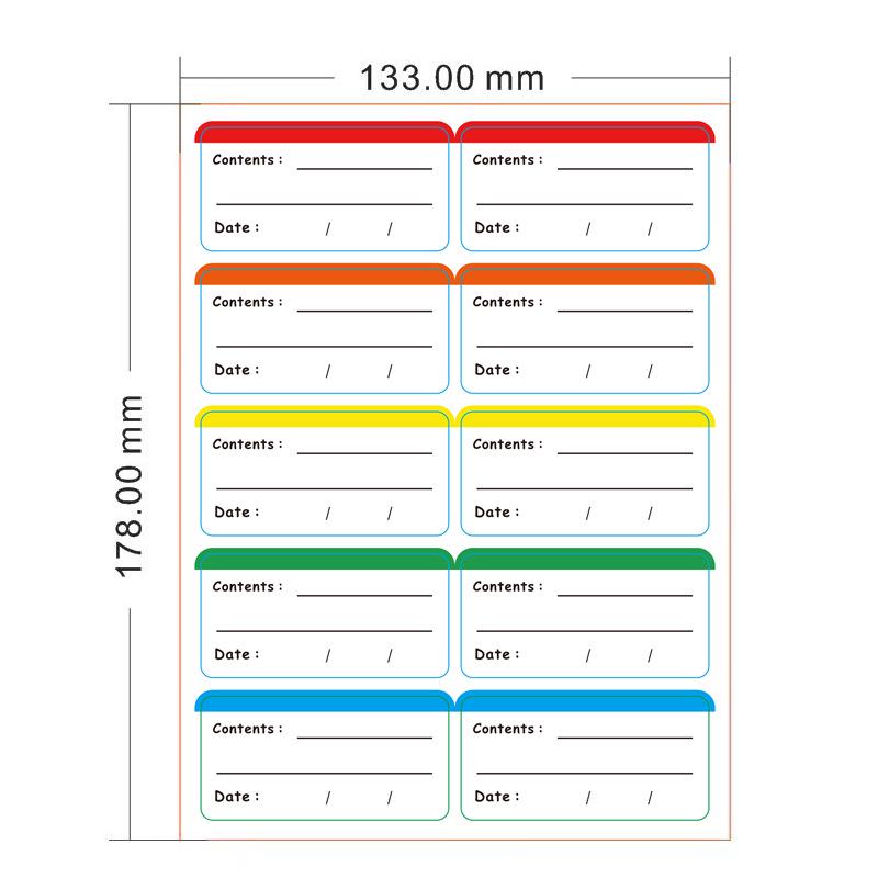 

Съемные наклейки с датой замороженных продуктов для холодильников, проходящие через границу