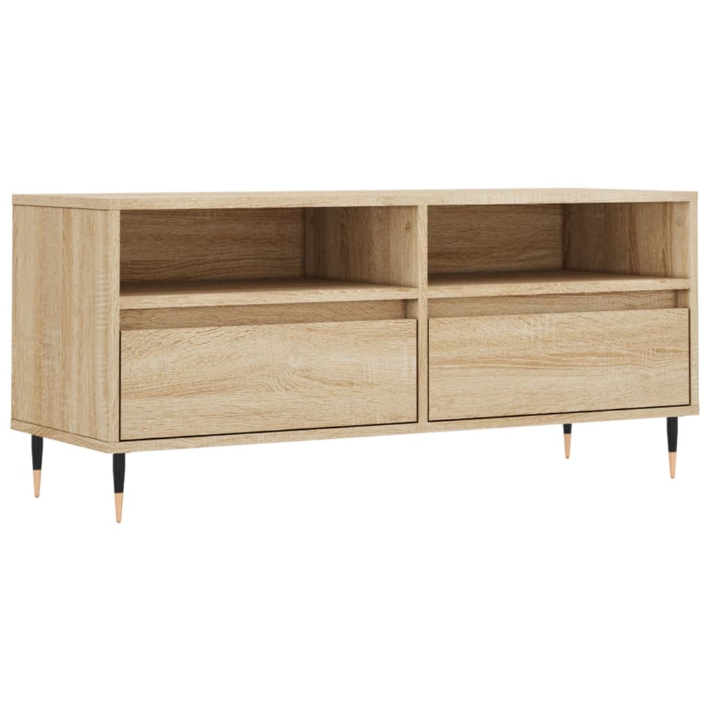 Szafka Pod Tv, Dąb Sonoma, 100X34,5X44,5 Cm