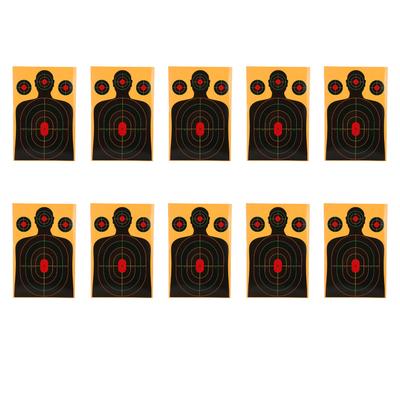 10 Pièces 12x18 Pouces Cibles de Tir Papier Cibles de Tir Papier pour Pratique de Tir à l'Arc Intérieur Extérieur