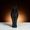 Egyptian God Anubis Statue, 3D Printed Ancient Egyptian Mysterious Guardian God Sculpture, Pet Enthusiast Dog Decoration Statue