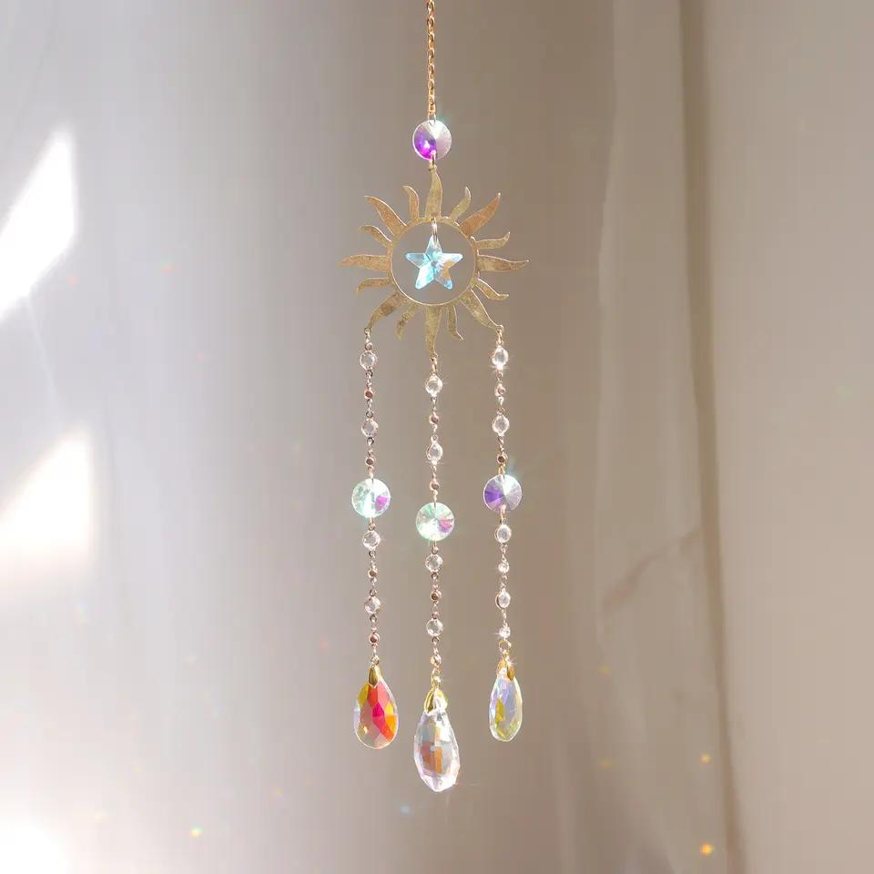High Quality Sun Catcher Crystal Sun Catchers Hanging Suncatche Wind Chime Window Hanging