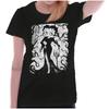 Betty Boop Halloween Enchantress Cartoon Womens Top Junior Graphic Tee