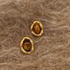 Retro exquisite stud earrings, French temperament resin earrings, fashionable, elegant and versatile high-end earrings