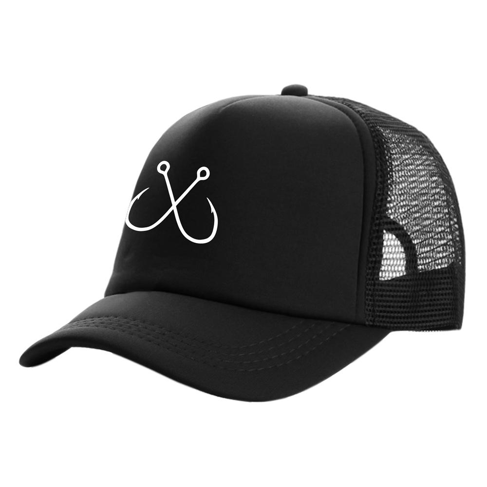 Fish Fishing Trucker Cap Fish Hunt Cap for Fisher Hook Baseball Cap Pike Fish Cool Summer Mesh Hats MZ