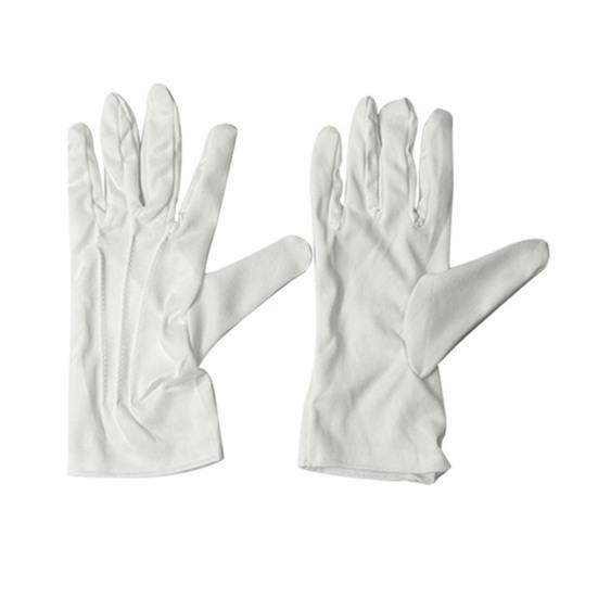 White Formal Gloves Uniform Costume Tuxedo Guard Gloves for Men Women Coin Jewelry Inspection Gloves for Server