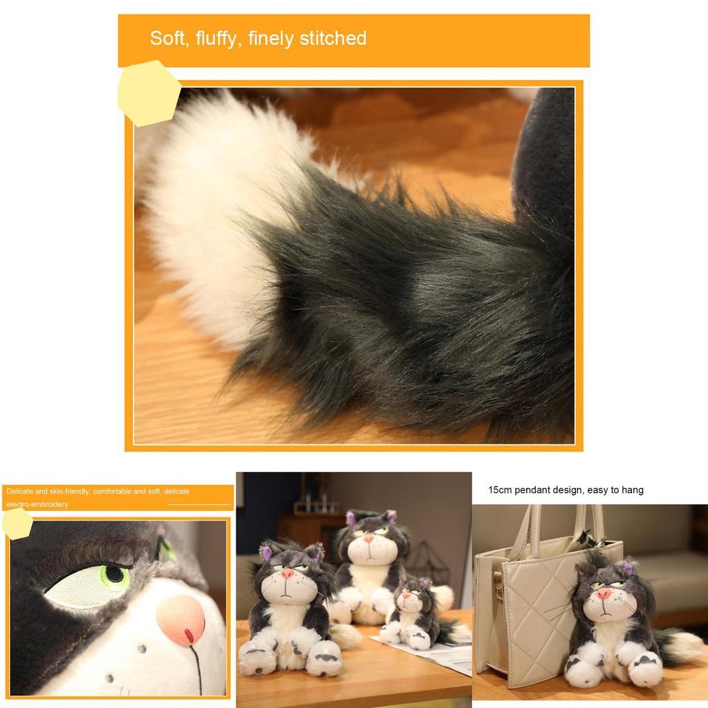 Bad Cat Plush Toy Soft Stuffed Doll Gift Perfect For Kids And Adults