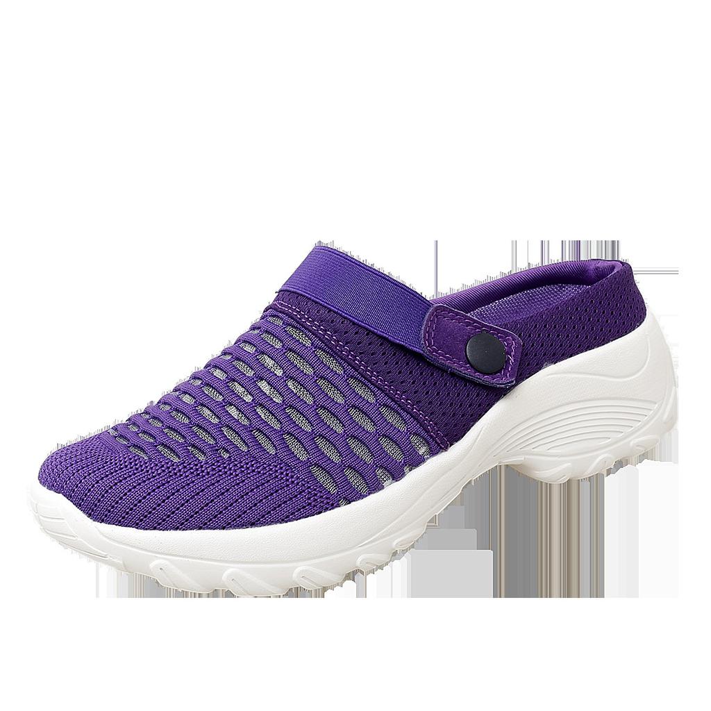 Summer cross ytterbium outdoor large size mesh shoes rocking shoes air cushion mesh shoes sports shoes cover feet