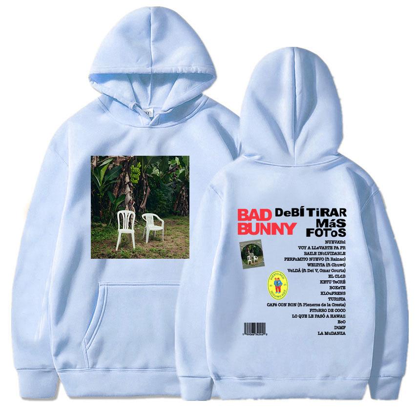 Women Clothes Bad Bunny DTMF Debí Tirar Más Fotos Hoodies 2025 Album Printing Sweatshirts Winter Casual Sudaderas Para Mujer