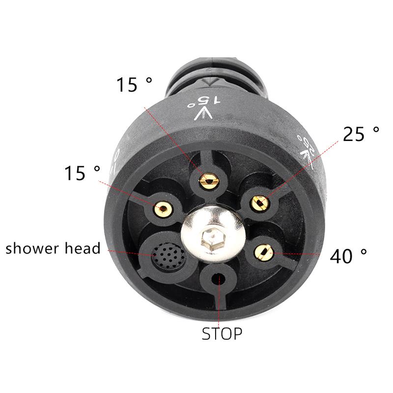 Duza Versatilă 6 În 1 Ajustabilă Pentru Curățător cu Presiune Ridicată Fără Fir de 1/4 Inch 3000Psi Duza Adaptor Furtun pentru Curățător cu Pulverizare