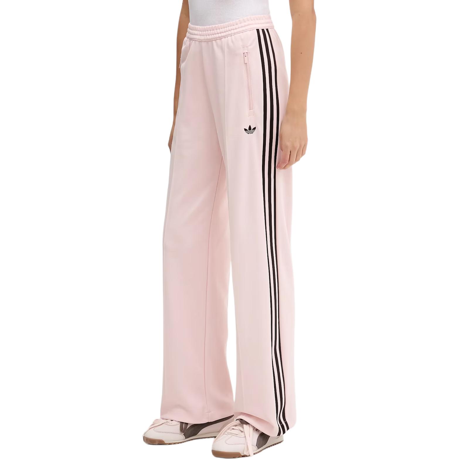 Adidas Originals Striped Logo Straight Leg Elastic Knit Sports Pants Women Pants KE3896 M